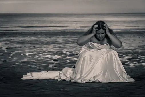 Sexy Trash The Dress Shoot